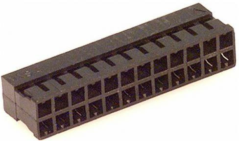 Molex Buchsengehäuse-Kabel 24-polig in Schwarz mit 2,00 mm Rastermaß - Bild 1