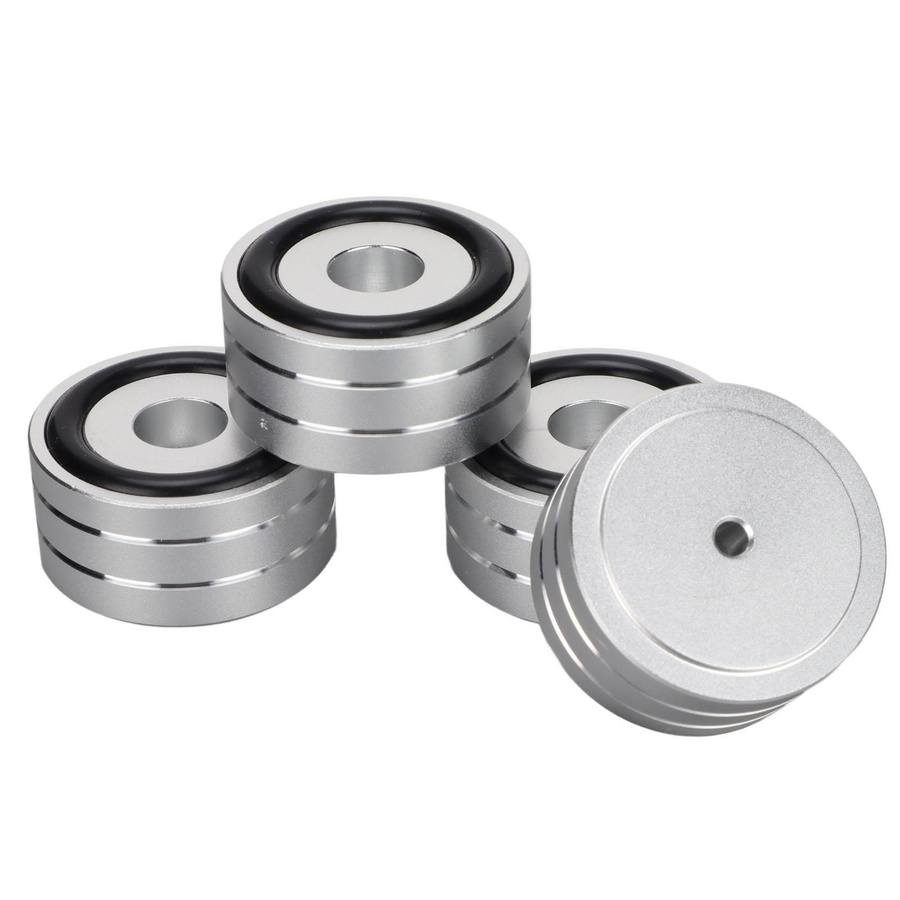 Koogeelife Lautsprecher-Isolationsspikes SP4010 Set, 4 Stück, Silber, Durchmesser: 4 cm, Höhe: 2 cm - Bild 3