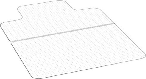 VEVOR Stuhlmatte aus transparentem PVC mit Noppen für kurzflorige Teppichböden, B/T: 123,0 x 91,4 cm - Bild 1
