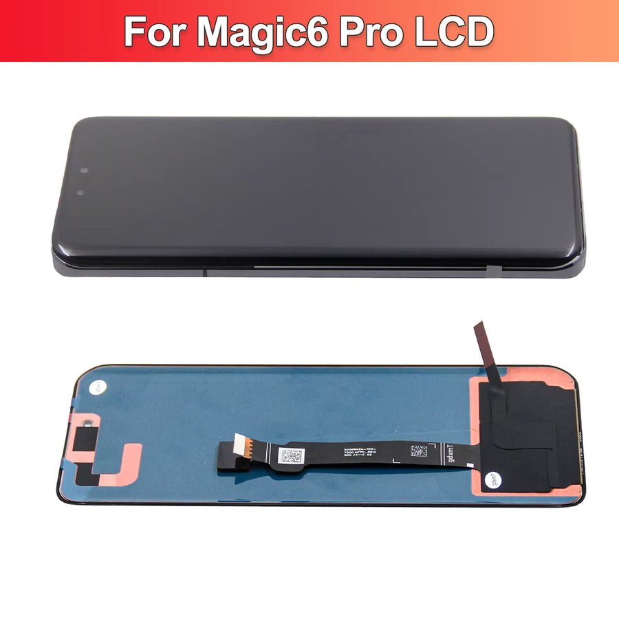 Honor Magic6 Pro Ersatz Display mit 6,8 Zoll LCD Touchscreen Digitizer Montage in Schwarz - Bild 4