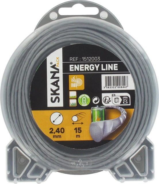 Skana Premium-Mähfaden Energy Line Ø 2,4 mm x 15 m - Bild 1