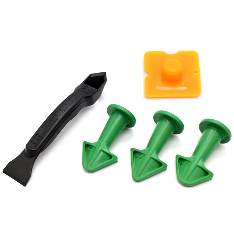 Prodrill 5-teiliges Kartuschen-Werkzeug-Set mit Silikon-Dichtungsdüse, Applikator, Finishing-Set, Mörtel-Dichtungsmittel-Entferner, Finishing-Schaber und Kantenschneider - Bild 2