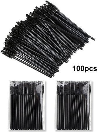 kekelala Wimpernbürsten Einweg Mascara Applikatoren, 100 Stück, Unisex