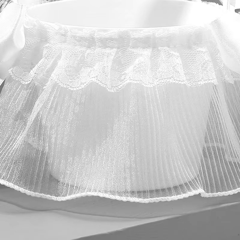 Weißer Wurfkorb für Blumenmädchen aus Kunststoff für Hochzeiten und Tanzaufführungen - Bild 2