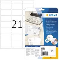 HERMA Adressetiketten aus Papier in Weiß, B x H: 67 x 3,8 mm - Bild 1