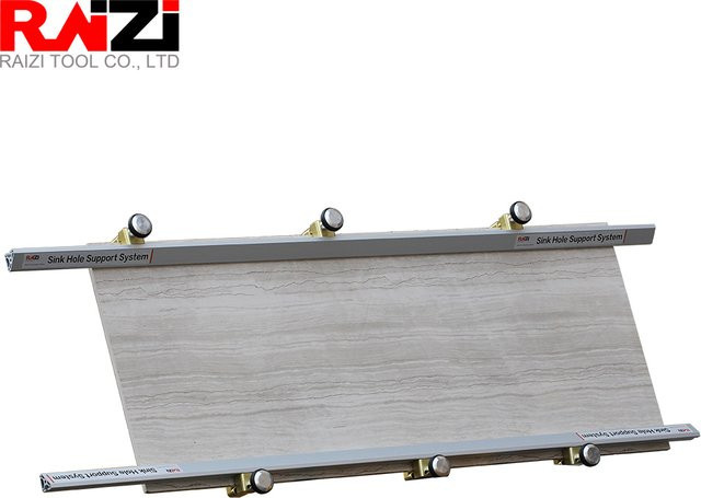 Raizi Spülbeckenschutz für Granit, Marmor, Fliesen und Steinarbeitsplatten in Silber zum Heben, Transportieren und Installieren - Bild 1