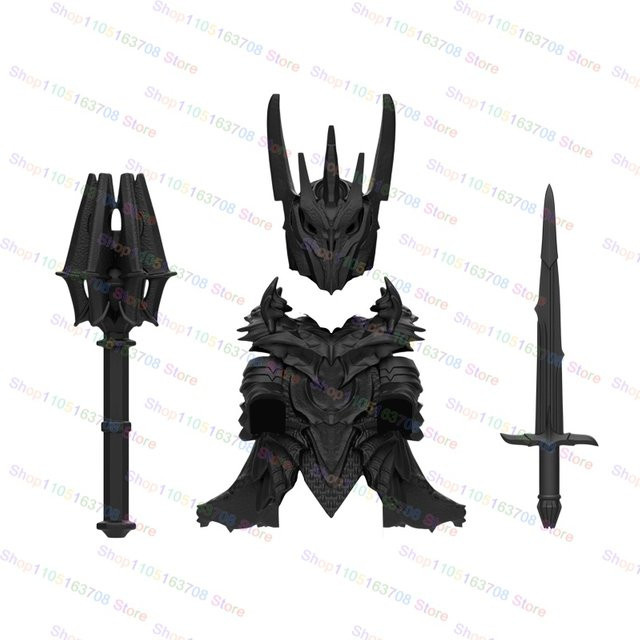 DR.TONG Dark Lord Mini Bausteine Actionfiguren aus Kunststoff in Schwarz - Bild 1