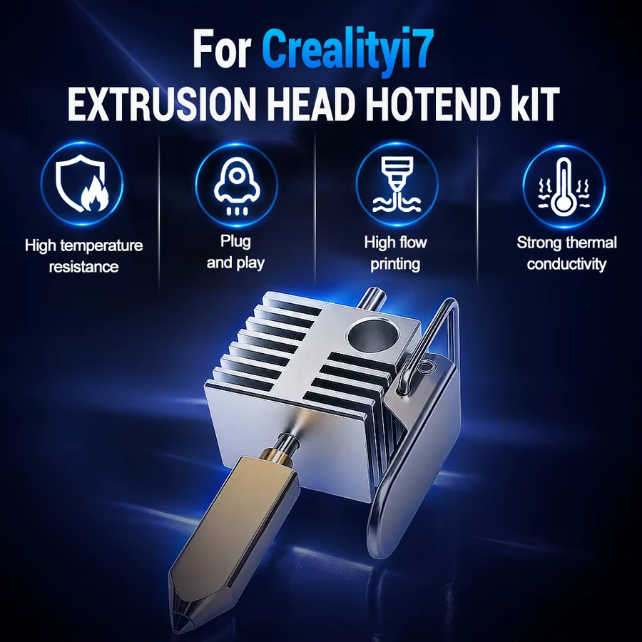 Creality SPARKX I7 Hotend Ersatzteil Anti-Verstopfungs-Düsen in Silber für FDM 3D-Drucker - Bild 1
