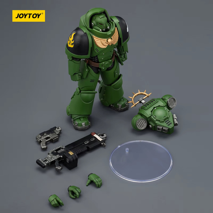 JOYTOY Warhammer 40k Salamanders Primaris Heavy Intercessor, Modellfigur, 1/18 - Bild 2