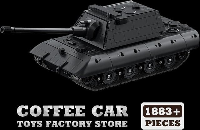 E100 Schwerer Panzer, Bausteine Puzzle, ab 14 Jahren - Bild 1