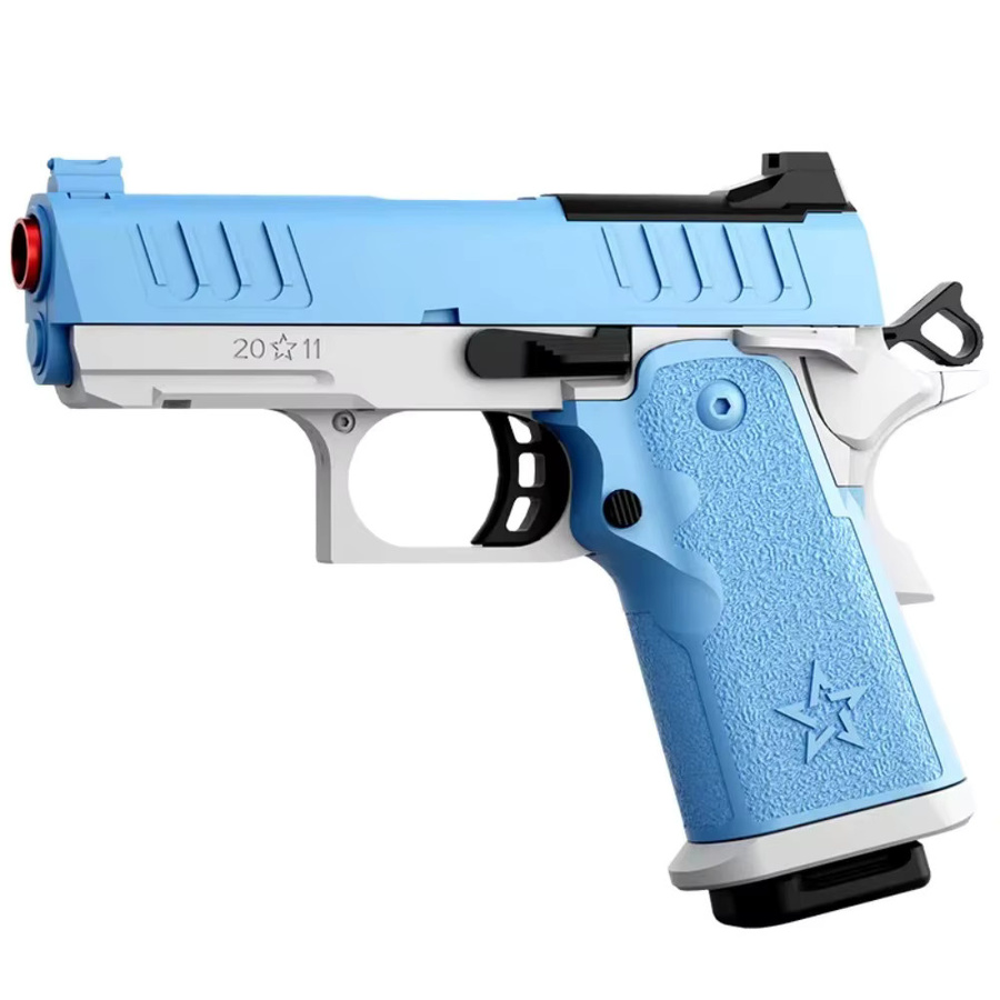 CTMA Mini Blowback Spielzeugpistole, mit Hülsenauswurf, Dauerfeuer, Leerlauf-Funktion - Bild 4