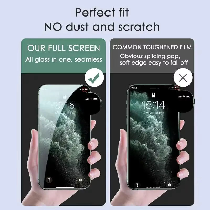 4er-Set Panzerglas Display Schutzfolie aus gehärtetem Glas für Apple iPhone 14, transparent - Bild 5