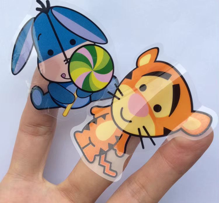 Potdemiel Cartoon Winnie the Pooh Aufkleber aus transparentem PVC, wasserdichte und ölbeständige dekorative Sticker in Multicolor - Bild 2