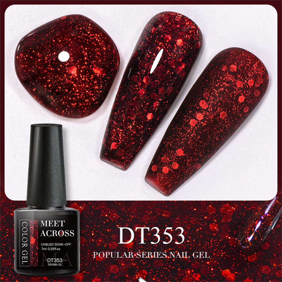 Meet Across Gel-Nagellack, schimmernd, Unisex - Bild 2