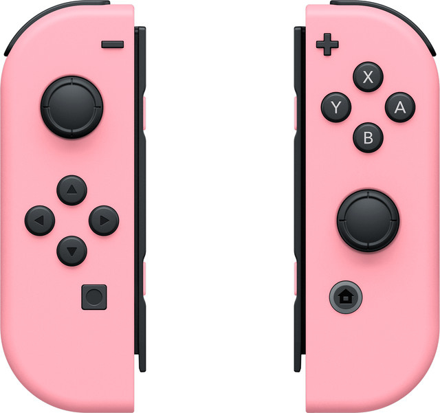 Nintendo Switch Joy-Con Controller 2er-Set in Pastell-Rosa mit Princess Peach Design - Bild 1
