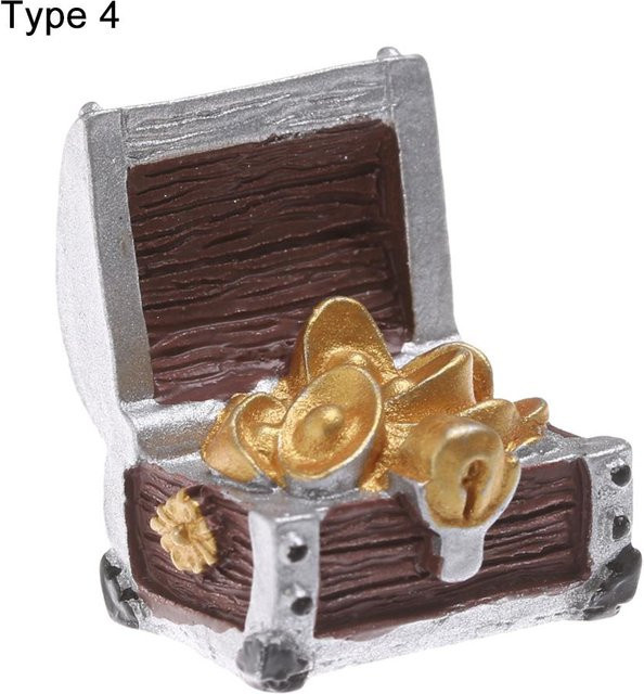 Yiran Furniture Piraten Kasse Miniatur Puppenhaus Ornament 1-teiliges Set - Bild 1