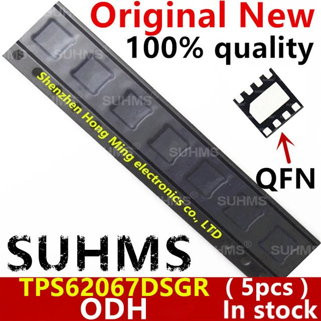 TPS62067DSGR TPS62067 ODH QFN-8 IC in Schwarz (5 Stück) - Bild 1