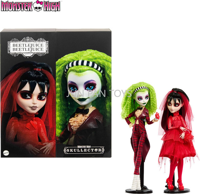 Mattel Monster High Skullector Beetlejuice Lydia Deetz Puppe, 2er-Pack - Bild 1