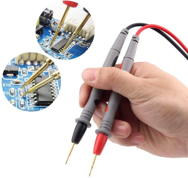 Multifunktions-Multimeter-Stift mit Kabelkrokodilklemmen und Kondensatorklemmen als Zubehör-Set - Bild 1