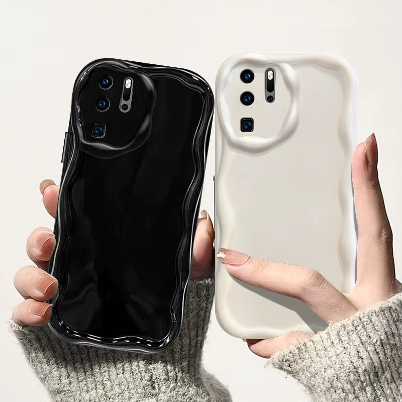 Huawei P30 Pro Handyhülle Transparent TPU Wave Soft Case Cover für VOG-L29, VOG-L09, VOG-L04 - Bild 2