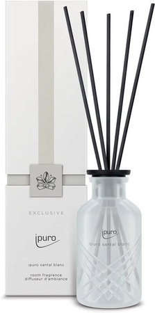 ipuro Raumduft Exclusive Santal Blanc Reed Diffuser Weiß 240 ml