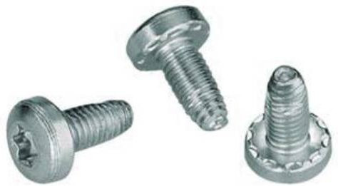 Hager FZ413XE Dünnblechschraube aus verzinktem Stahl mit Torx-Antrieb in Silber - Bild 1
