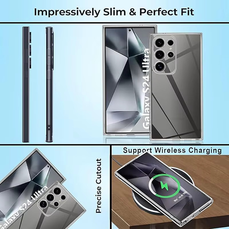Transparente Silikon-Schutzhülle für Samsung Galaxy S26 S25 S24 S23 S22 S21 Ultra Plus FE Edge Clear Cover - Bild 4