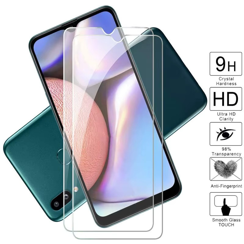 3er-Set gehärtetes Glas Display Schutzfolie für Samsung Galaxy A03 A12 A13 A14 A15 A21S A22 A30 A31 A32 A33 A34 A35 5G in Transparent - Bild 2