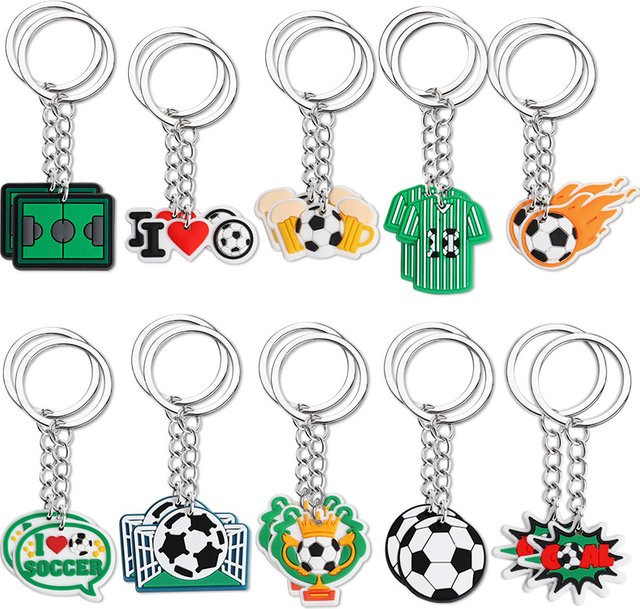 ZQNYCY Fußball-Schlüsselanhänger, Kinder, Jungen - Bild 1
