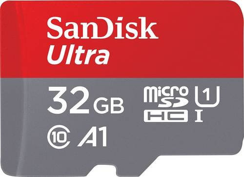 SanDisk Ultra microSDHC Speicherkarte 32 GB Class 10 UHS-I A1 inklusive SD-Adapter - Bild 1