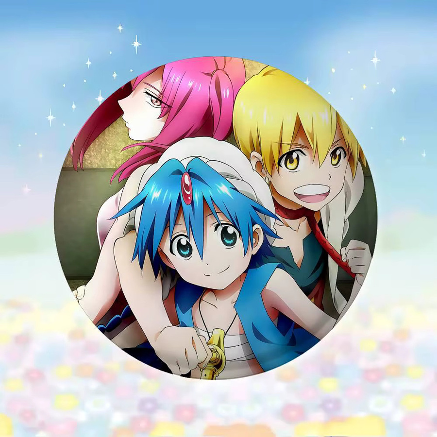 KAYOU Brosche, Anime Magi The Labyrinth Of Magic, Bunt - Bild 3