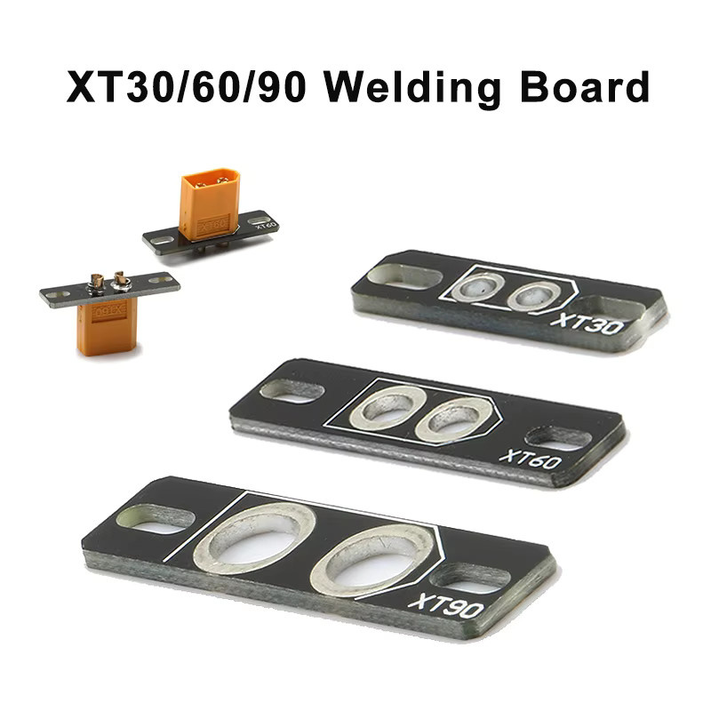 JCD XT30 XT60 XT90 Stecker Set für PCB Lötverbindungen in Schwarz für RC Modell Flugzeug Hubschrauber Multirotor - Bild 2