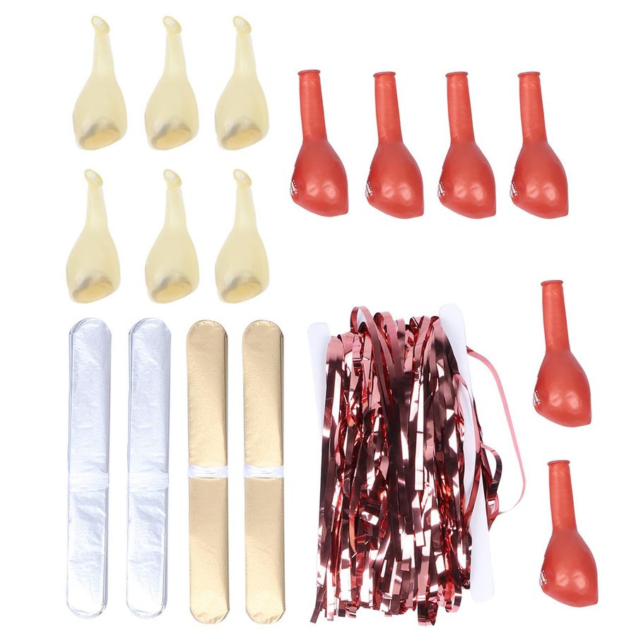 KONNWEI Luftballon-Set aus Latex mit Pailletten in Multicolour für Geburtstag und Hochzeitsfeier - Bild 2