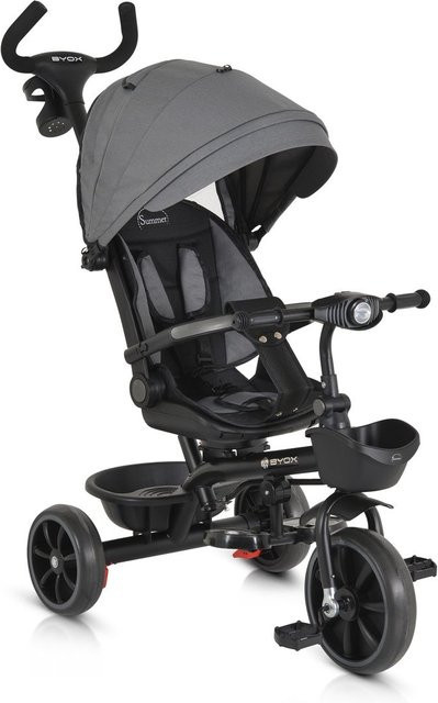 Byox Tricycle Summer Dreirad mit Musik grau - Bild 1