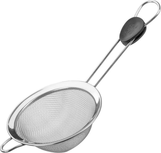 Stanley Rogers Sieb aus Edelstahl in Silber mit feinem Netz und Griffen, Durchmesser: 10,5 cm - Bild 1