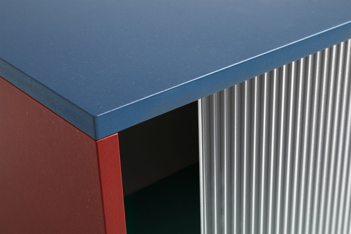 HAY Colour Cabinet L mit Glastüren in Multicolour aus Valchromat, MDF und Stahl - Bild 2