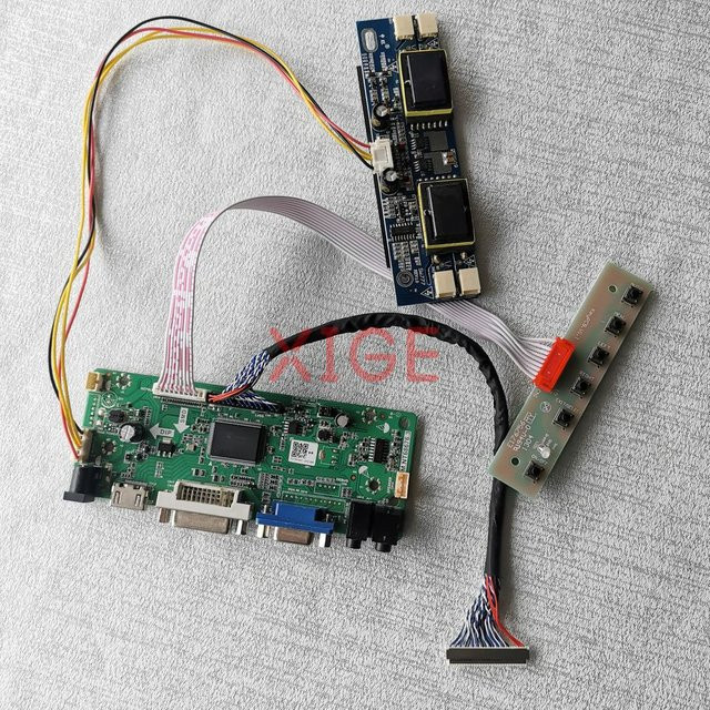 Bildschirm Controller Board Kit für LM230WF1 LTM230HT01 LTM230HP01 MT230DW01 mit Full HD 1920x1080 Auflösung, 4-CCFL, VGA, DVI und HDMI, 30 Pin LVDS für DIY-Projekte - Bild 1