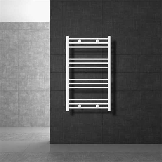 Elektrischer Badheizkörper LuxeBath in Weiß mit Heizstab 600W, Digitalanzeige und Thermostat, B/H: 60 x 80 cm - Bild 1