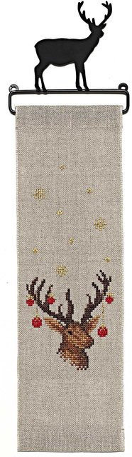 Rico Design Dekobügel Hirsch aus Leinen, B/H: 10 x 32 cm - Bild 1