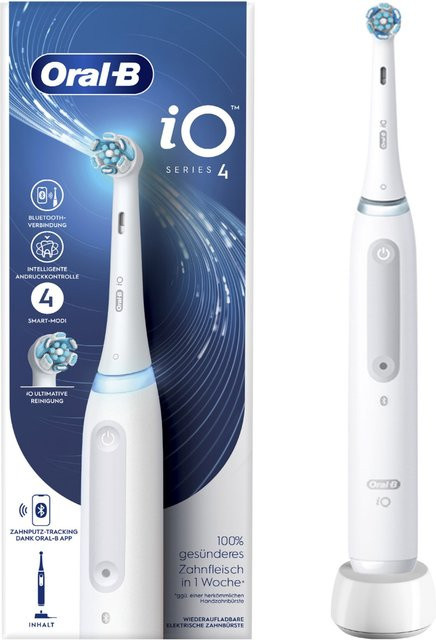 Oral-B iO Series 4 Elektrische Zahnbürste, White, Unisex - Bild 1