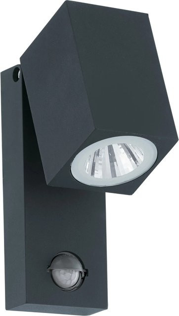Eglo LED-Außenwandleuchte mit Bewegungsmelder in Anthrazit aus Aluguss - Bild 1