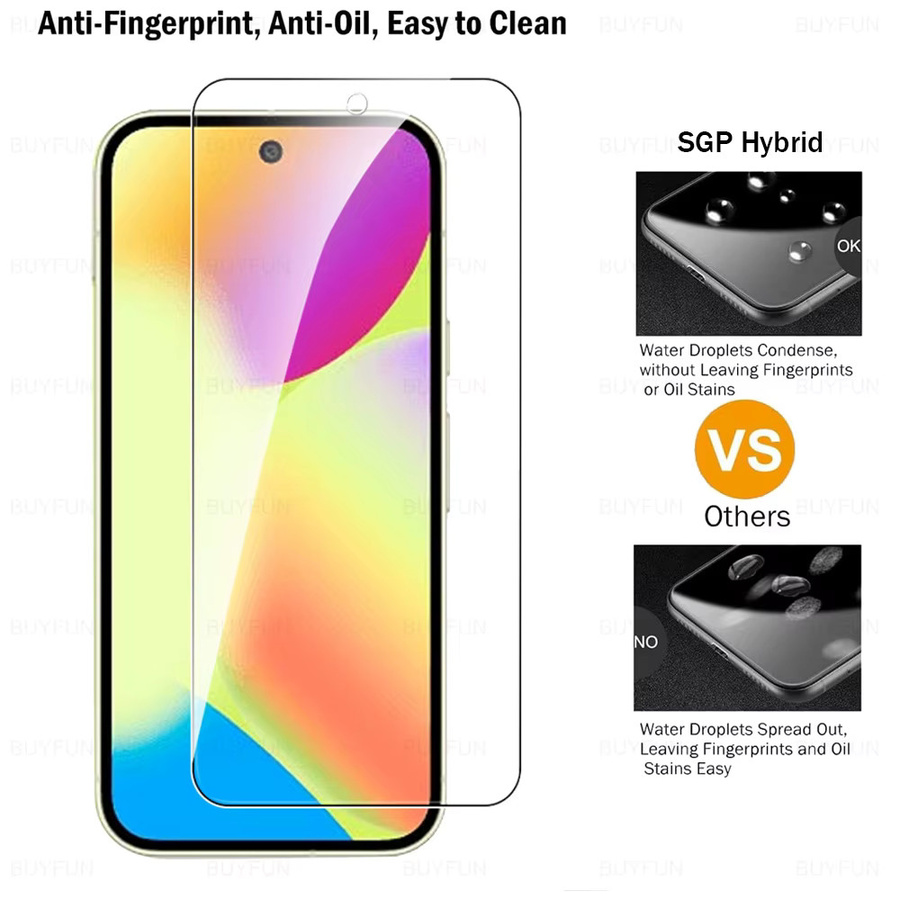 2 Stück Displayschutzfolie aus gehärtetem Glas für Google Pixel 10 5G, Pixel 10 Pro XL, Pixel 9 Pro XL, Pixel 9 Pro, Pixel 9 und Pixel 9a, transparent - Bild 2