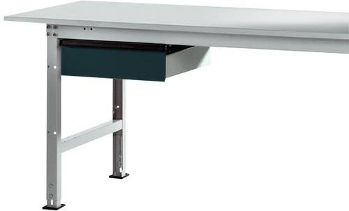 Manuflex Einzelschubfach AS0006.7016 mit Schloss in Anthrazit RAL 7016, B/T/H: 42,5 x 55,0 x 13,5 cm - Bild 1