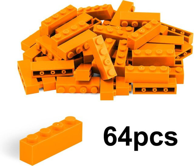 Yiran toy Bausteine Figurensteine, orange, ab 6 Jahren - Bild 1