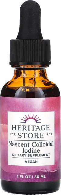 Heritage Store Initiales kolloidales Jod, 30 ml, Unisex - Bild 1