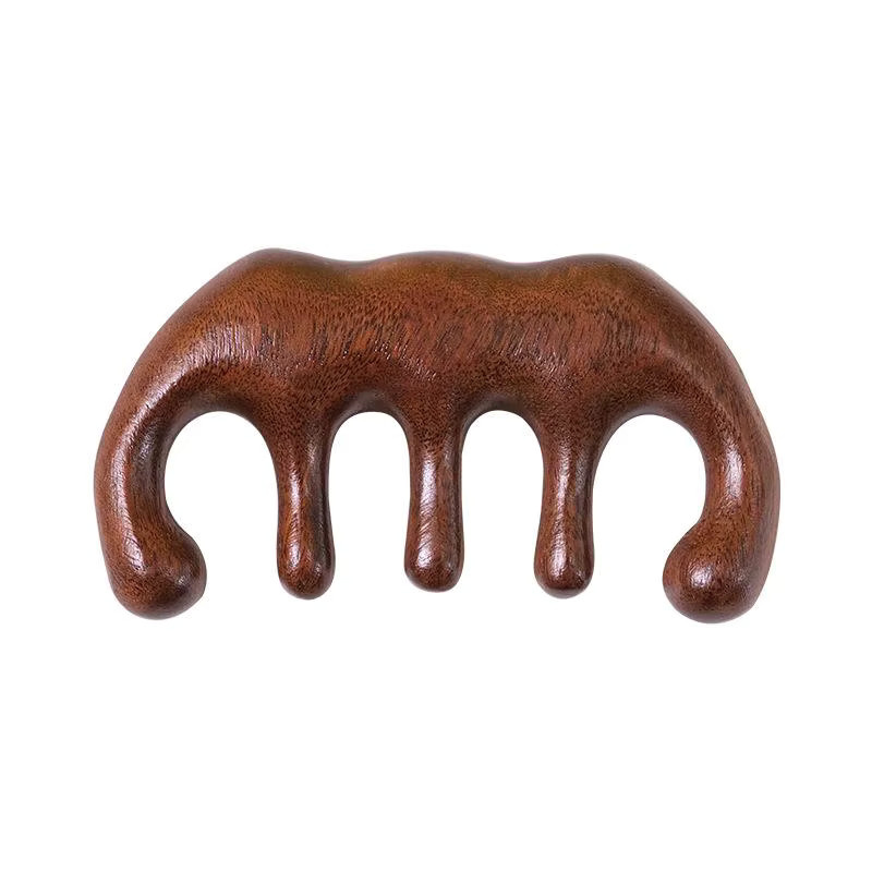 Holz Massagekamm für Kopfhaut und Haar, Unisex - Bild 5