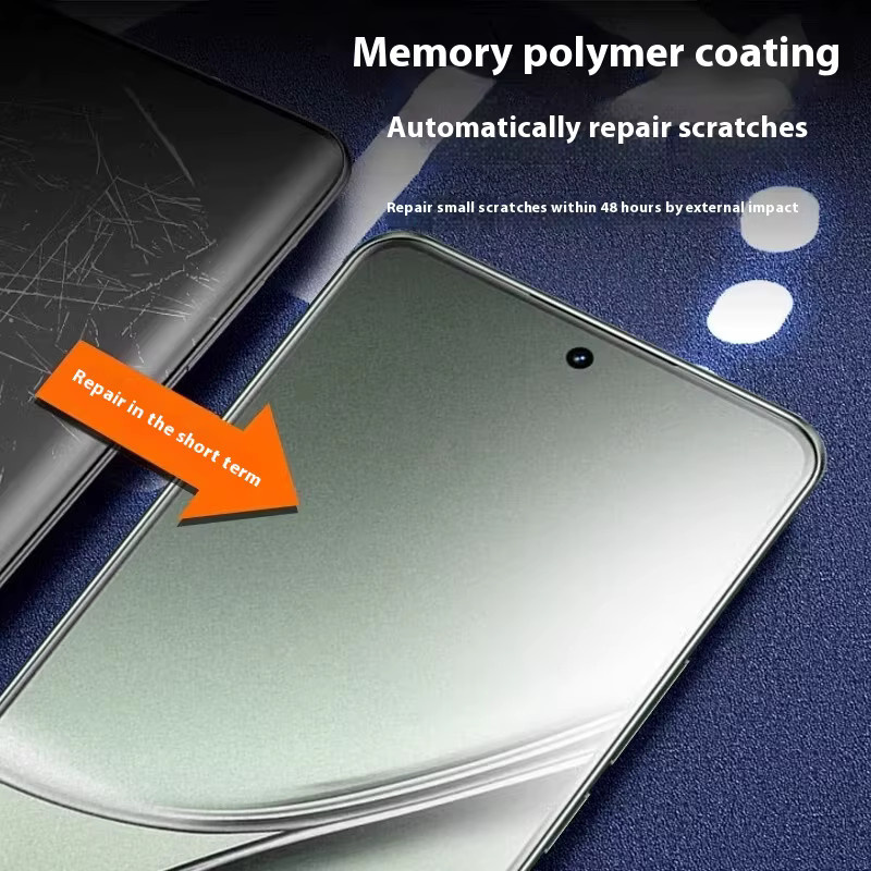 3er-Pack matte Hydrogelfolie für Realme GT7 Pro, transparente TPU Displayschutzfolie mit vollständiger Abdeckung - Bild 6