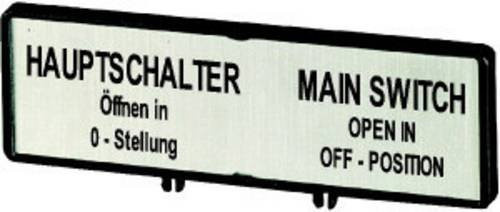 Eaton Zusatzfrontschild ZFS61/62-P3 in Weiß Deutsch/Englisch - Bild 1