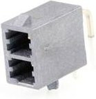 Molex Einbau-Buchsenleiste in Grau mit Goldkontakten, Rastermaß: 5.70 mm - Bild 1
