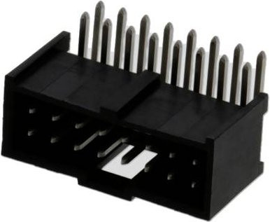 Molex 901303116 Stiftleiste mit Verriegelung, 16 Polzahl, 2 Reihen, Rastermaß: 2.54 mm, Schwarz - Bild 1
